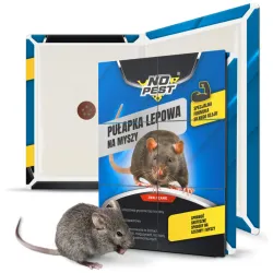 No Pest lijmplank 22,5×15 cm – kleefval voor muizen en kleine knaagdieren